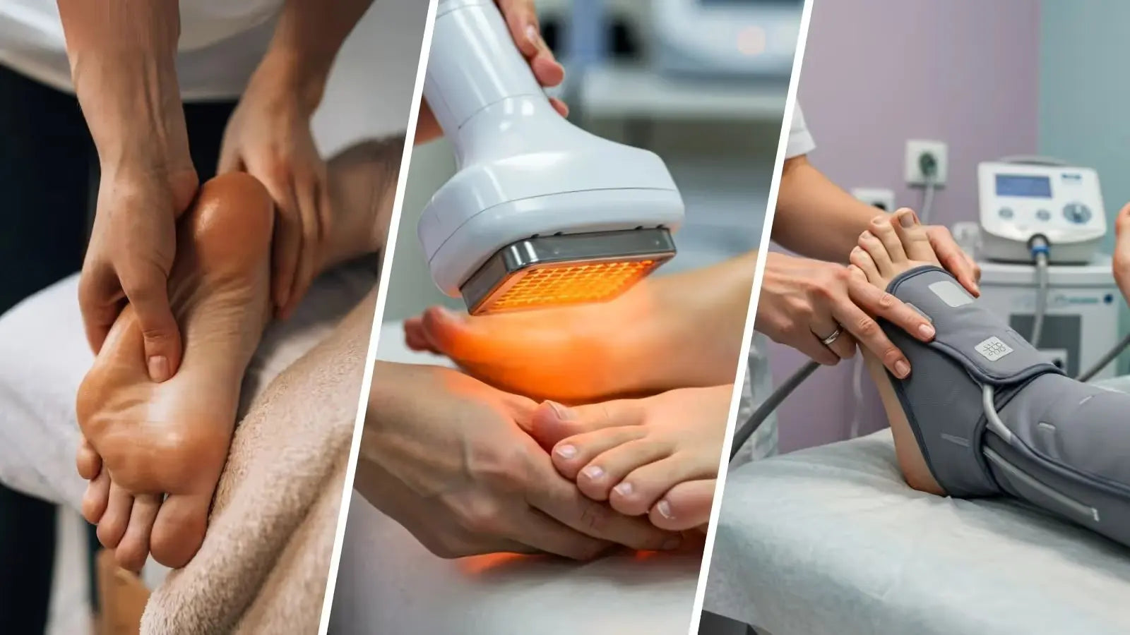 Foot care and stimulation comparison